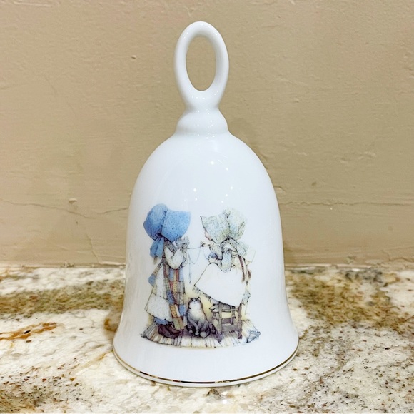 Holly Hobbie Designer’s Collection Porcelain Bell Vintage 1981 Rare - Picture 1 of 9